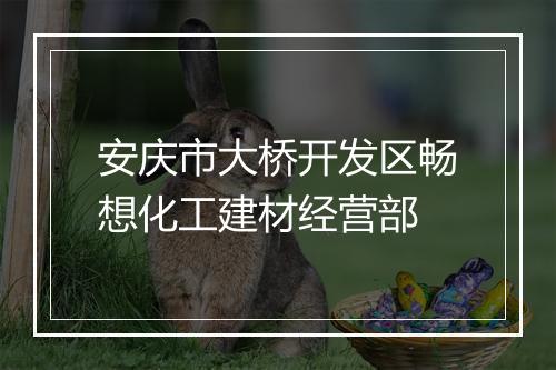 安庆市大桥开发区畅想化工建材经营部