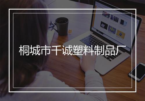 桐城市千诚塑料制品厂