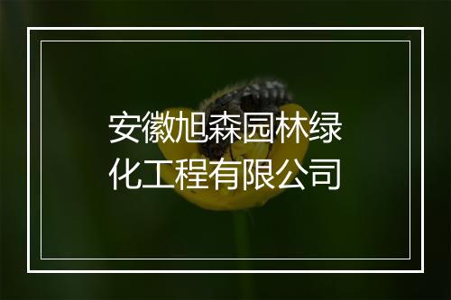 安徽旭森园林绿化工程有限公司