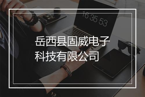 岳西县固威电子科技有限公司