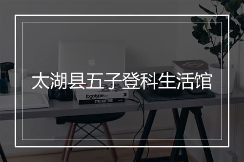 太湖县五子登科生活馆
