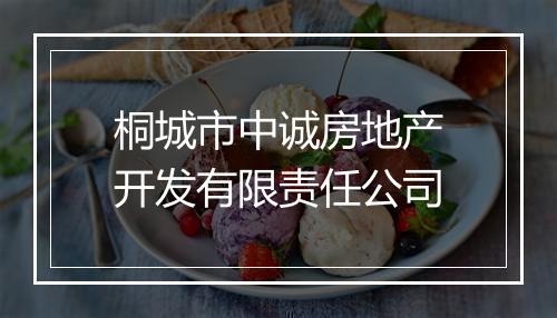 桐城市中诚房地产开发有限责任公司