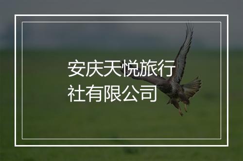 安庆天悦旅行社有限公司