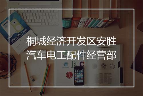 桐城经济开发区安胜汽车电工配件经营部