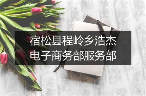 宿松县程岭乡浩杰电子商务部服务部