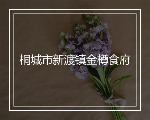 桐城市新渡镇金樽食府