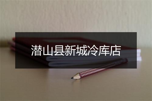 潜山县新城冷库店