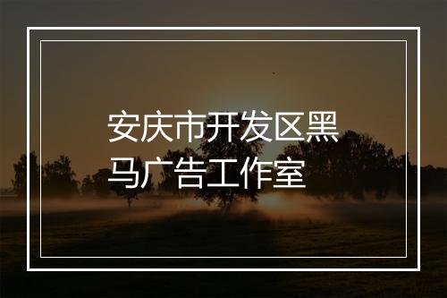 安庆市开发区黑马广告工作室