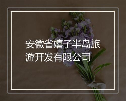 安徽省嬉子半岛旅游开发有限公司