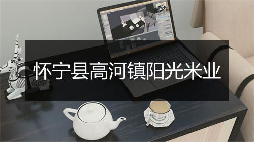 怀宁县高河镇阳光米业