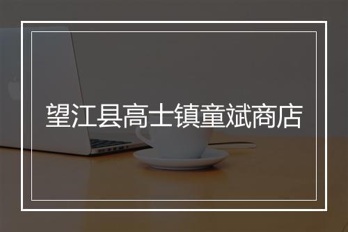望江县高士镇童斌商店