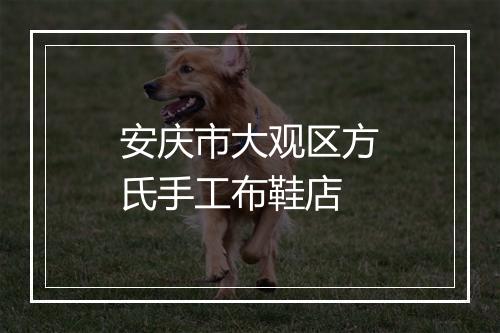 安庆市大观区方氏手工布鞋店