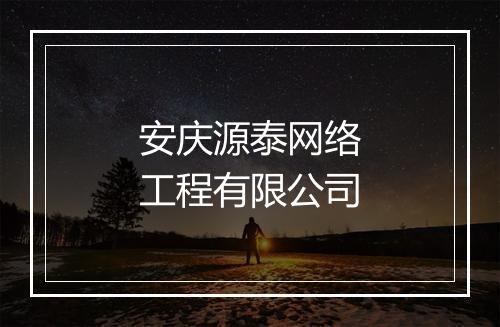 安庆源泰网络工程有限公司