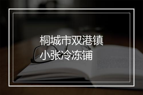 桐城市双港镇小张冷冻铺