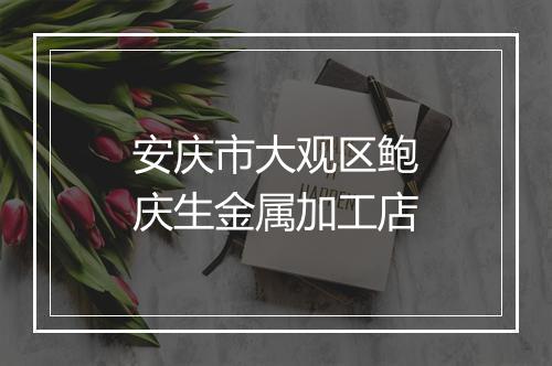 安庆市大观区鲍庆生金属加工店
