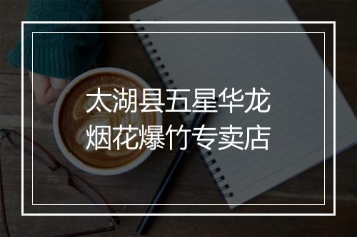 太湖县五星华龙烟花爆竹专卖店