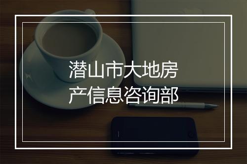 潜山市大地房产信息咨询部