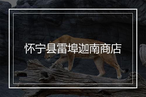 怀宁县雷埠迦南商店