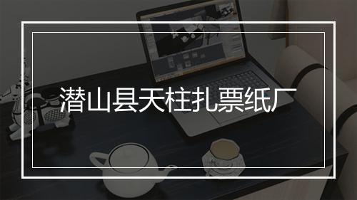 潜山县天柱扎票纸厂