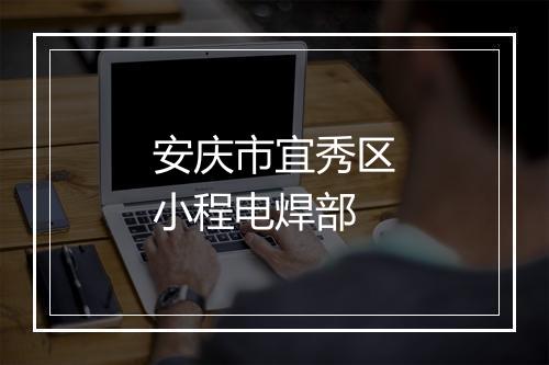 安庆市宜秀区小程电焊部