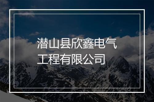 潜山县欣鑫电气工程有限公司