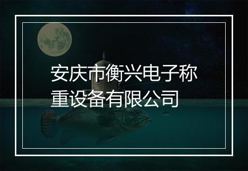 安庆市衡兴电子称重设备有限公司