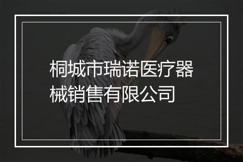 桐城市瑞诺医疗器械销售有限公司