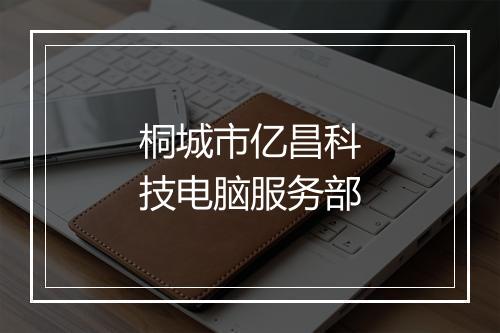 桐城市亿昌科技电脑服务部