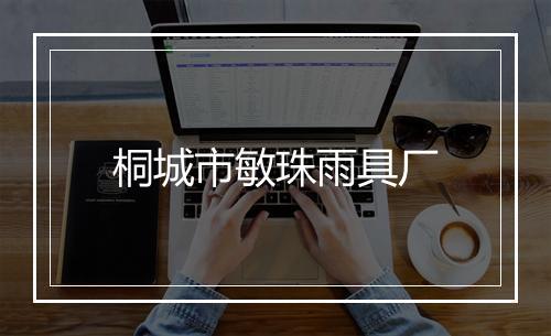桐城市敏珠雨具厂