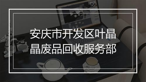 安庆市开发区叶晶晶废品回收服务部