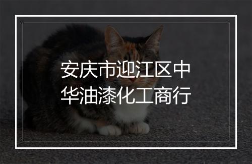 安庆市迎江区中华油漆化工商行
