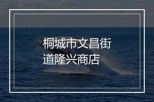 桐城市文昌街道隆兴商店