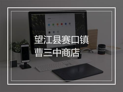 望江县赛口镇曹三中商店