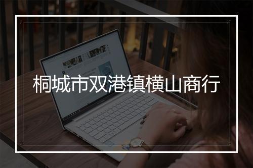 桐城市双港镇横山商行