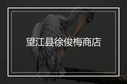 望江县徐俊梅商店