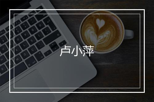 卢小萍