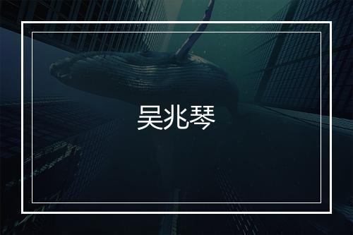 吴兆琴