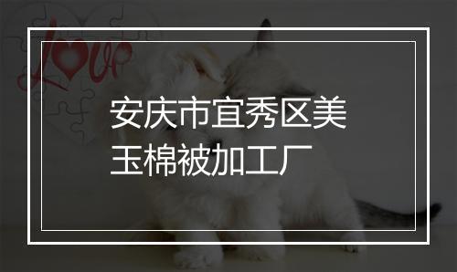 安庆市宜秀区美玉棉被加工厂