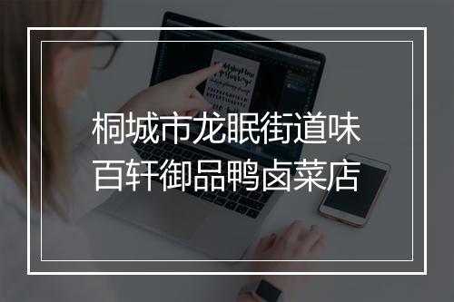 桐城市龙眠街道味百轩御品鸭卤菜店