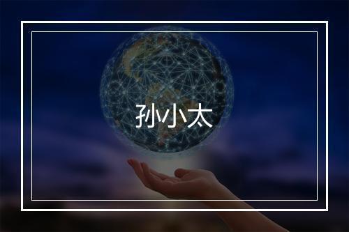 孙小太