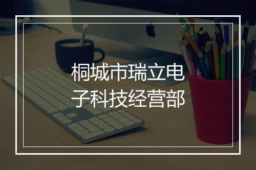 桐城市瑞立电子科技经营部