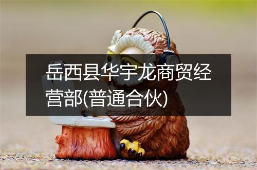 岳西县华宇龙商贸经营部(普通合伙)