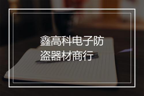 鑫高科电子防盗器材商行