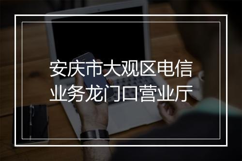 安庆市大观区电信业务龙门口营业厅