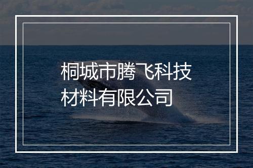 桐城市腾飞科技材料有限公司