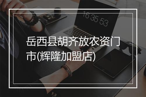 岳西县胡齐放农资门市(辉隆加盟店)