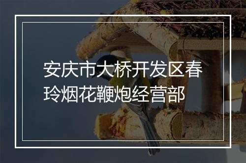 安庆市大桥开发区春玲烟花鞭炮经营部