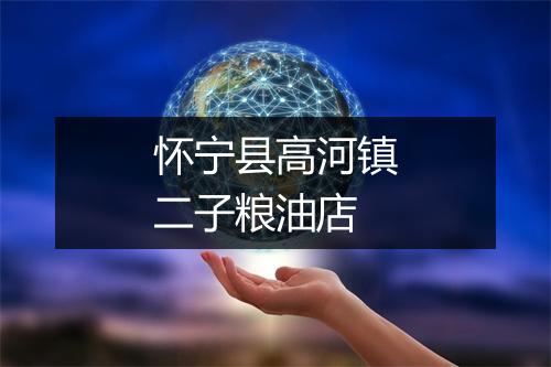 怀宁县高河镇二子粮油店