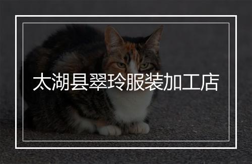 太湖县翠玲服装加工店