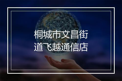 桐城市文昌街道飞越通信店